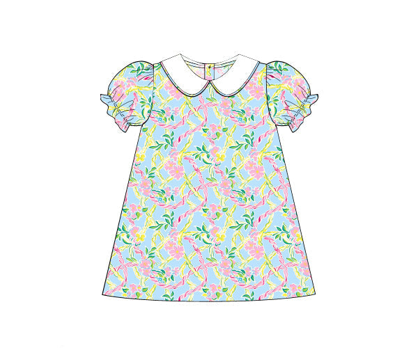 Nautical Floral Play Dress - *Pre-Order*
