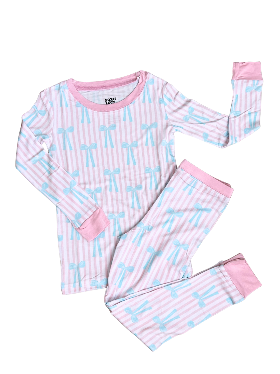 Bows & Stripes Toddler Jammie