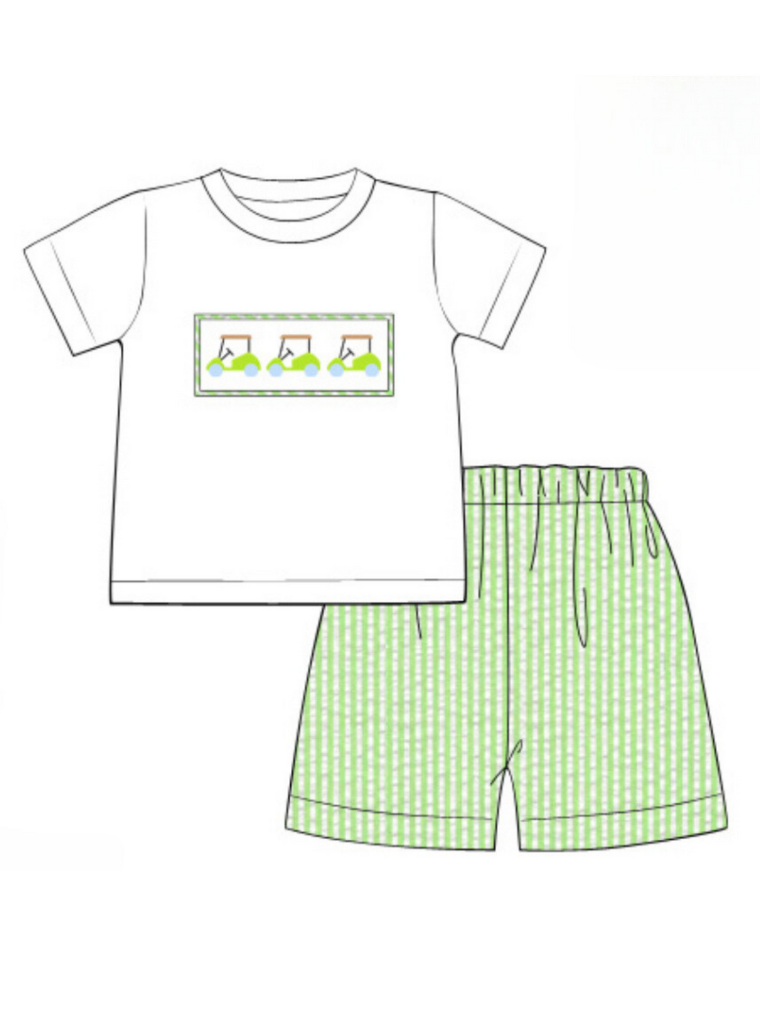 Smocked Golf Set