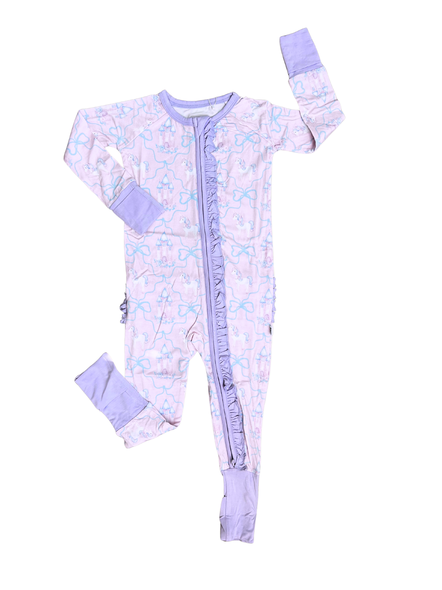 Enchanted Dreams Ruffle Zipper Jammie | Sustainable Tencel Modal