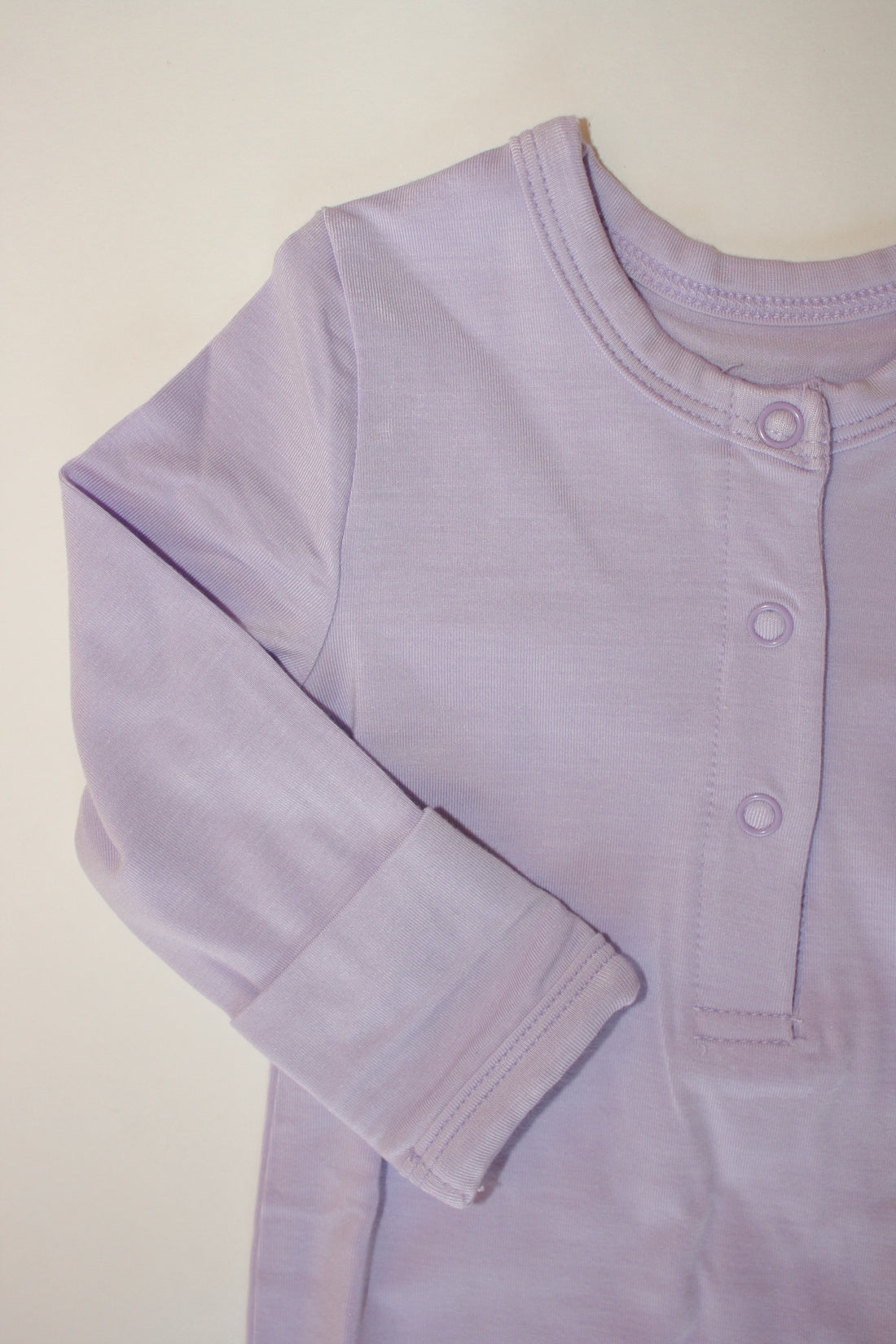 Lilac Lullaby Knot Gown + Beanie Set