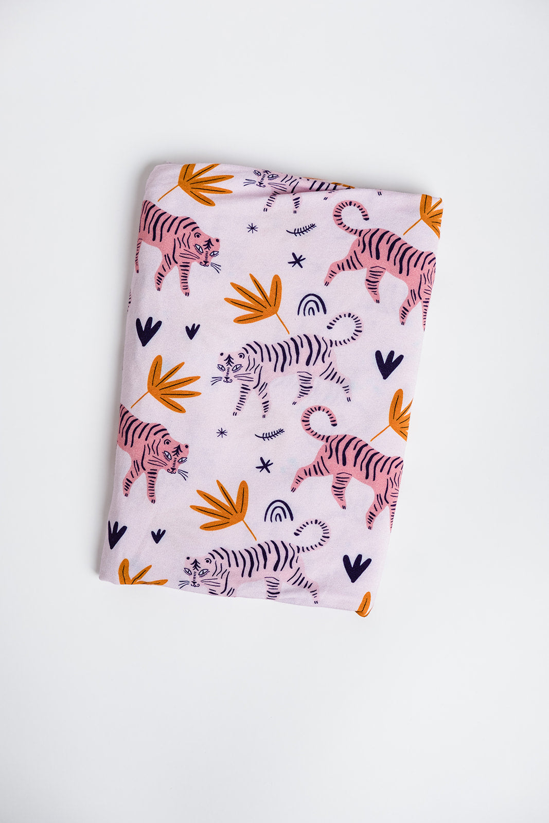 Pink Tigers Swaddle Blanket