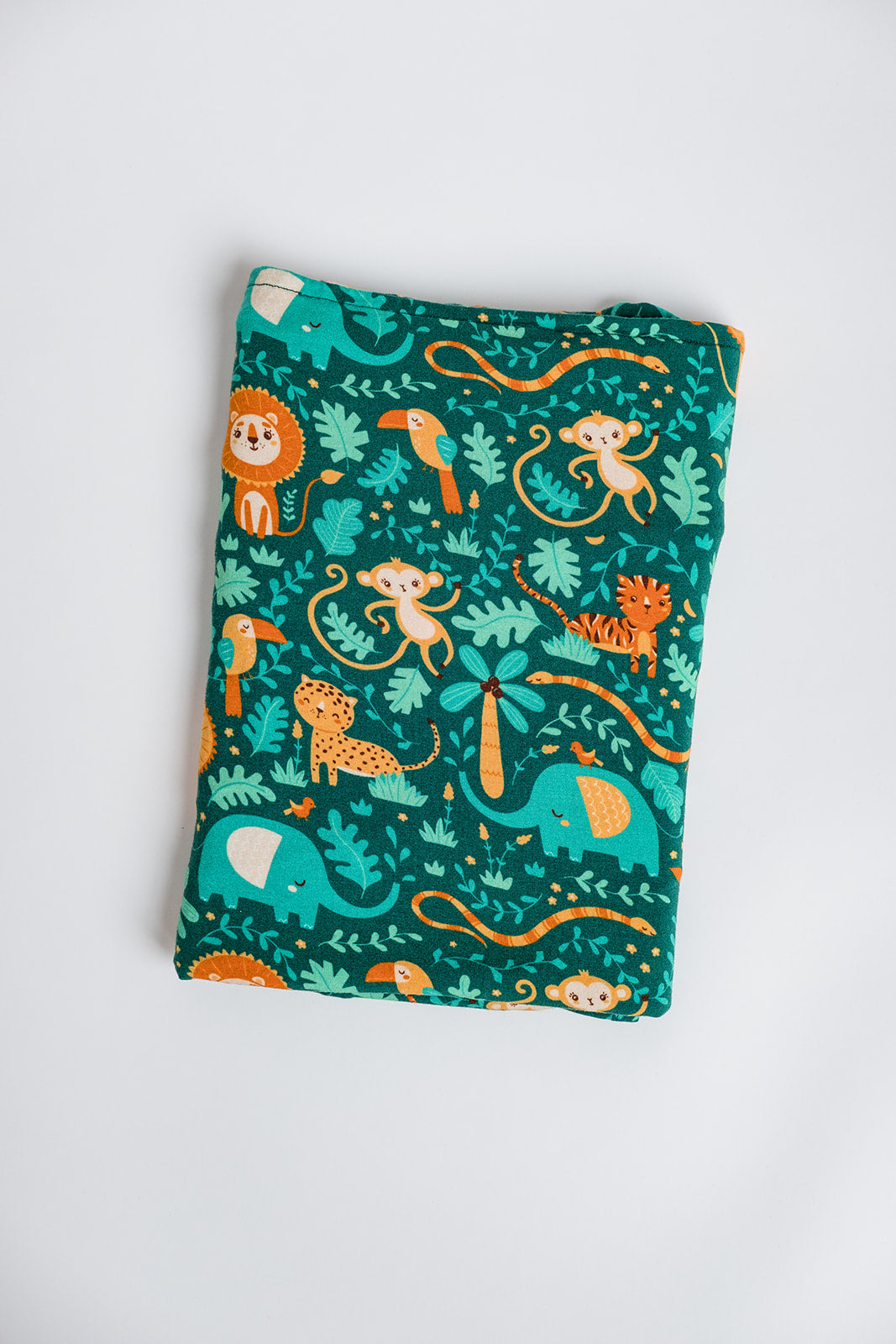 Green Jungle Swaddle Blanket